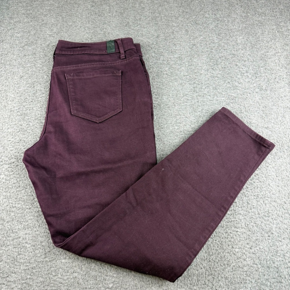 Simply Vera Vera Wang Skinny Jeans Women's 10 Purple Mid Rise Denim Pants